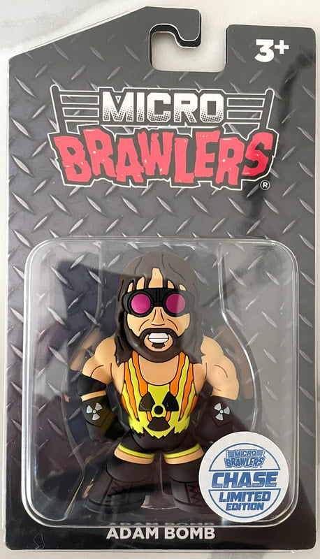 Pro Wrestling Tees Crate Exclusive Micro Brawlers Adam Bomb [September, Chase] Action & Toy Figures PWcatalog