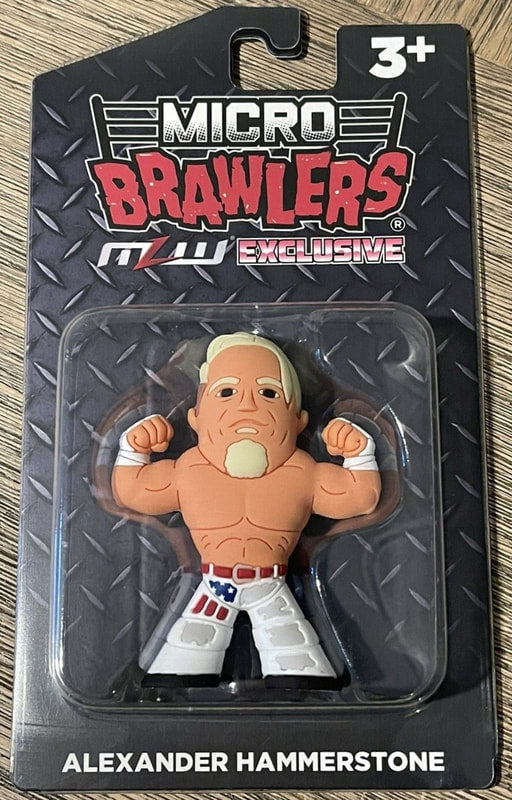 Major League Wrestling Pro Wrestling Tees Micro Brawlers Exclusives Alexander Hammerstone [Exclusive] Action & Toy Figures PWcatalog