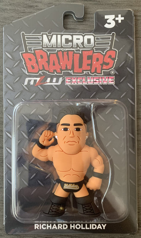 Major League Wrestling Pro Wrestling Tees Micro Brawlers Exclusives Richard Holliday [Exclusive] Action & Toy Figures PWcatalog