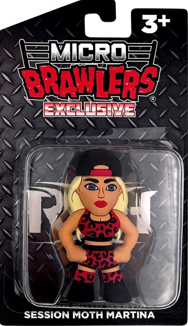 ROH Pro Wrestling Tees Micro Brawlers Exclusives Session Moth Martina