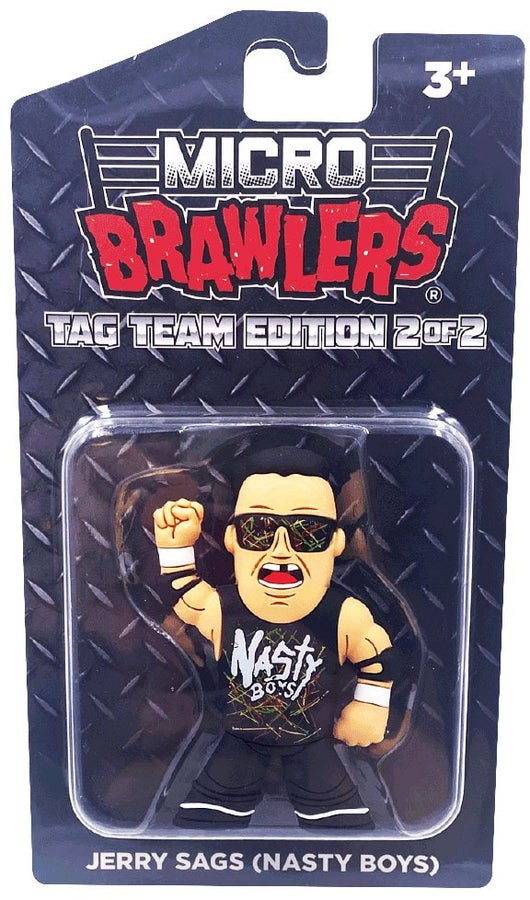 Pro Wrestling Tees Micro Brawlers Limited Edition Jerry Sags [Nasty Boys] Action & Toy Figures PWcatalog