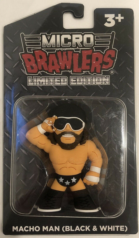 Pro Wrestling Tees Micro Brawlers Limited Edition Macho Man [Black & White] Action & Toy Figures PWcatalog