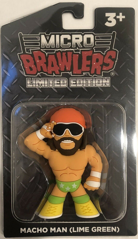Pro Wrestling Tees Micro Brawlers Limited Edition Macho Man [Lime Green] Action & Toy Figures PWcatalog