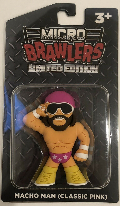 Pro Wrestling Tees Micro Brawlers Limited Edition Macho Man [Classic Pink] Action & Toy Figures PWcatalog