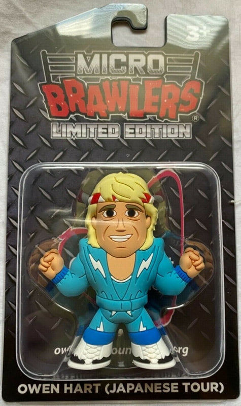 Pro Wrestling Tees Micro Brawlers Limited Edition Owen Hart [Japanese Tour] Action & Toy Figures PWcatalog