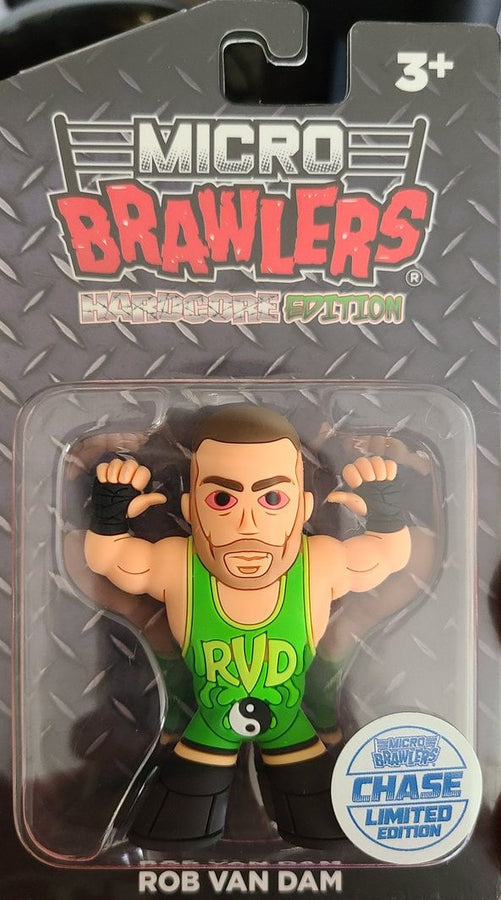 Pro Wrestling Tees Micro Brawlers Limited Edition Rob Van Dam [Chase] Action & Toy Figures PWcatalog