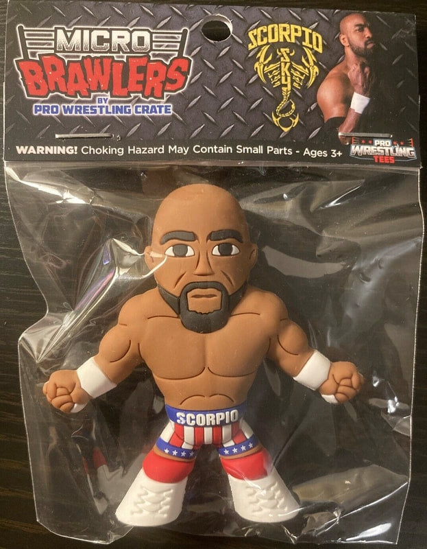 Pro Wrestling Tees Micro Brawlers 2 Scorpio Sky