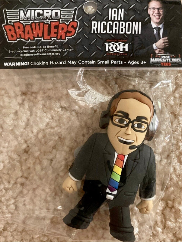Pro Wrestling Tees Micro Brawlers 6 Ian Riccaboni Action & Toy Figures PWcatalog