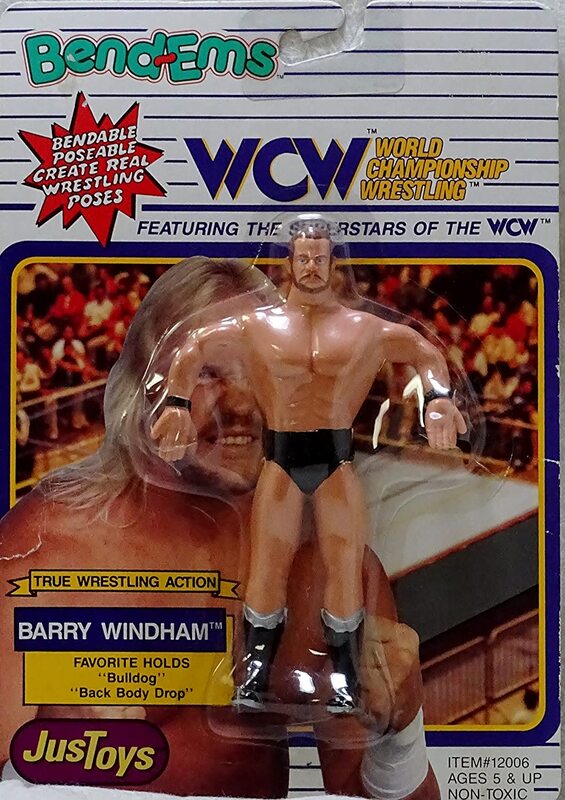 WCW Just Toys Bend-Ems Barry Windham
