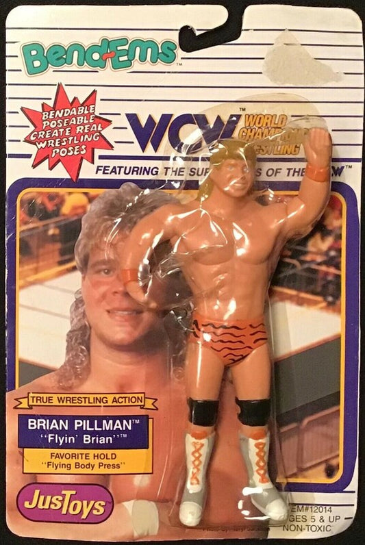 WCW Just Toys Bend-Ems Brian Pillman