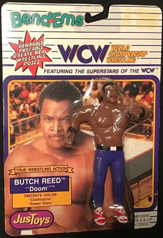 WCW Just Toys Bend-Ems Butch Reed