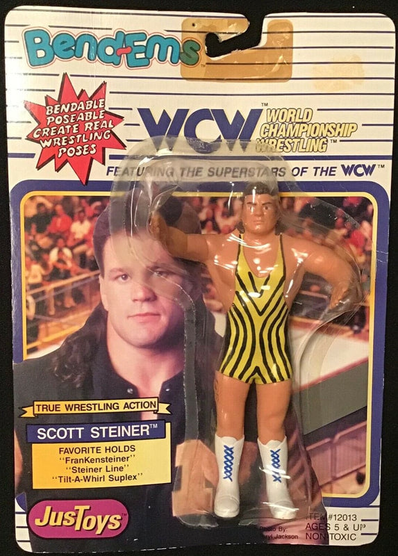 WCW Just Toys Bend-Ems Scott Steiner