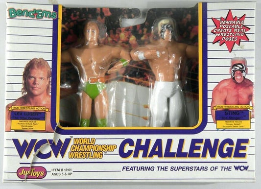 WCW Just Toys Bend-Ems Multipack: Lex Luger & Sting