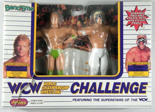 WCW Just Toys Bend-Ems Multipack: Lex Luger & Sting Action & Toy Figures PWcatalog