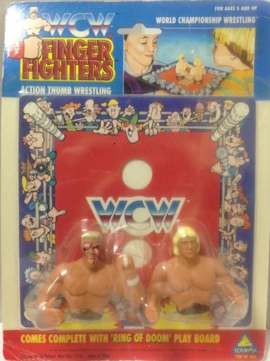 WCW Toy Max Finger Fighters Sting & Ric Flair