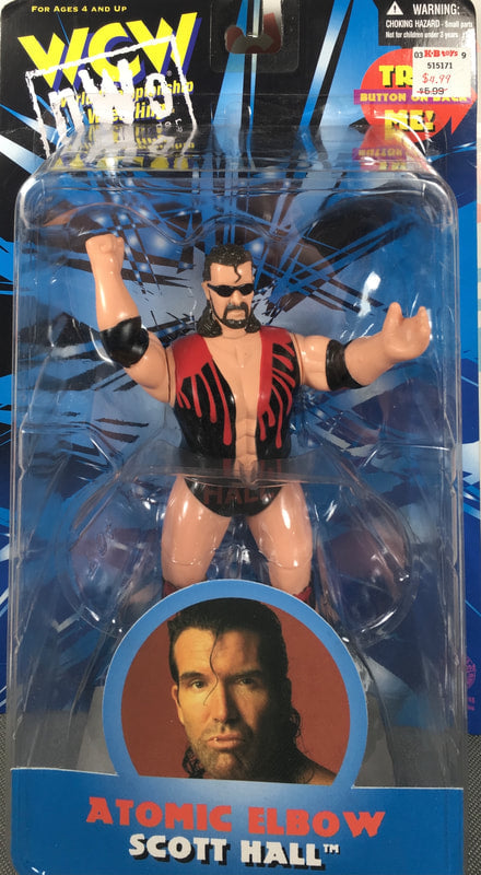 WCW OSFTM 6.5" Articulated WCW/nWo Singles "Atomic Elbow" Scott Hall