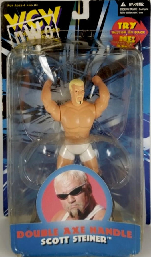 WCW OSFTM 6.5" Articulated WCW/nWo Singles "Double Axe Handle" Scott Steiner [With Bikers] Action & Toy Figures PWcatalog