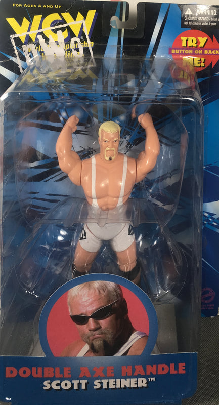 WCW OSFTM 6.5" Articulated WCW/nWo Singles "Double Axe Handle" Scott Steiner [With Singlet]