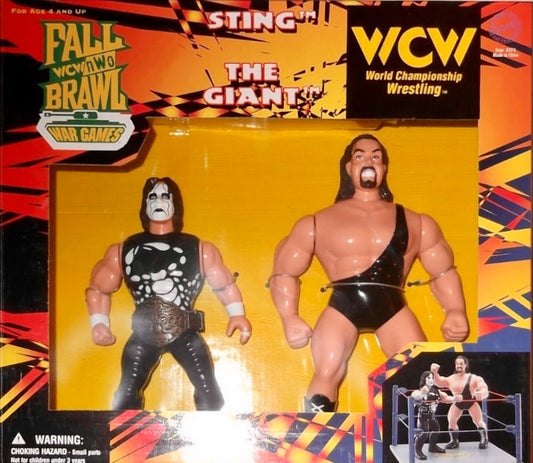 WCW OSFTM 6.5" Articulated 2-Packs WCW/nWo Fall Brawl: Sting vs. The Giant