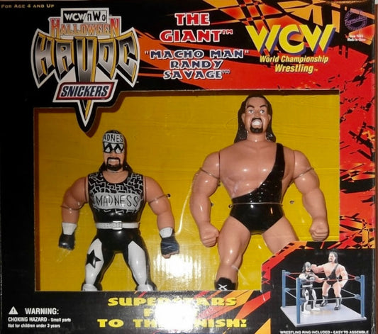 WCW OSFTM 6.5" Articulated 2-Packs WCW/nWo Halloween Havoc: "Macho Man" Randy Savage vs. The Giant