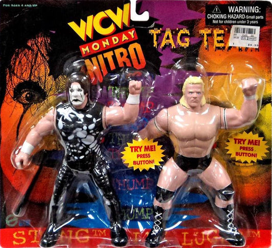 WCW OSFTM Vibrating Tag Teams Sting & Lex Luger
