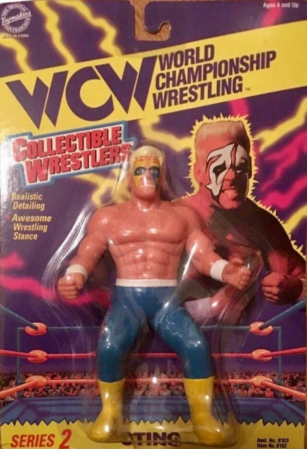 WCW OSFTM Collectible Wrestlers [LJN Style] Collectible Wrestlers Series 2 Sting [With Blue Tights] Action & Toy Figures PWcatalog