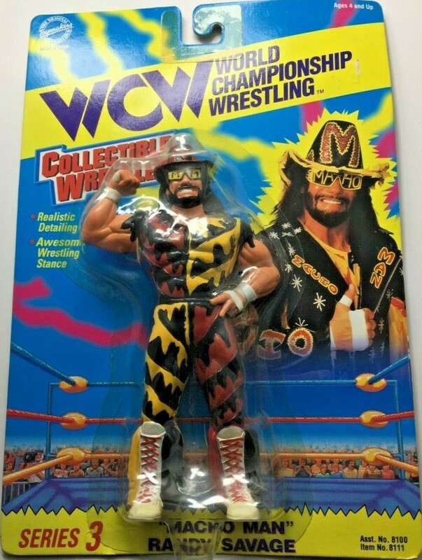 WCW OSFTM Collectible Wrestlers [LJN Style] Collectible Wrestlers Series 3 "Macho Man" Randy Savage Action & Toy Figures PWcatalog