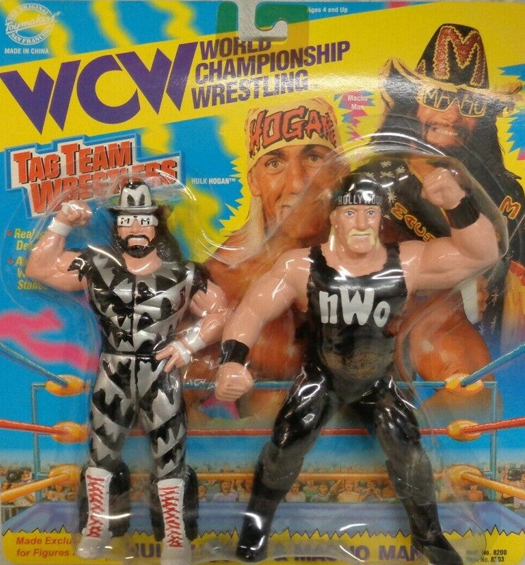 WCW OSFTM Collectible Wrestlers [LJN Style] Tag Team Wrestlers Series 3 Hulk Hogan & Macho Man [Exclusive] Action & Toy Figures PWcatalog