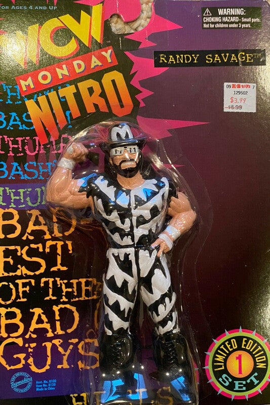 WCW OSFTM Collectible Wrestlers [LJN Style] Limited Edition Set 1 "Heels" Randy Savage Action & Toy Figures PWcatalog