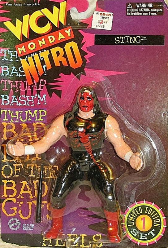 WCW OSFTM Collectible Wrestlers [LJN Style] Limited Edition Set 1 "Heels" Sting Action & Toy Figures PWcatalog