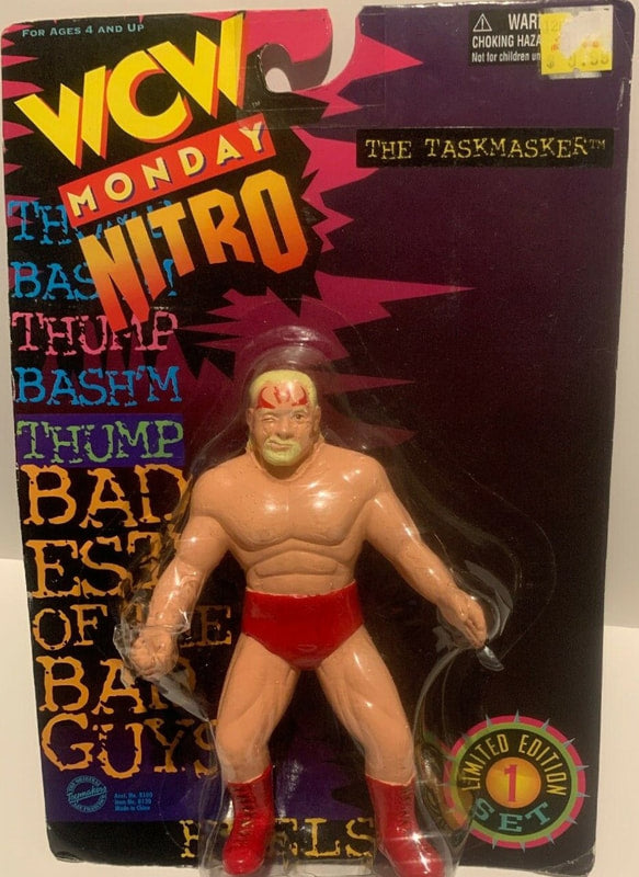 WCW OSFTM Collectible Wrestlers [LJN Style] Limited Edition Set 1 "Heels" The Taskmaster Action & Toy Figures PWcatalog