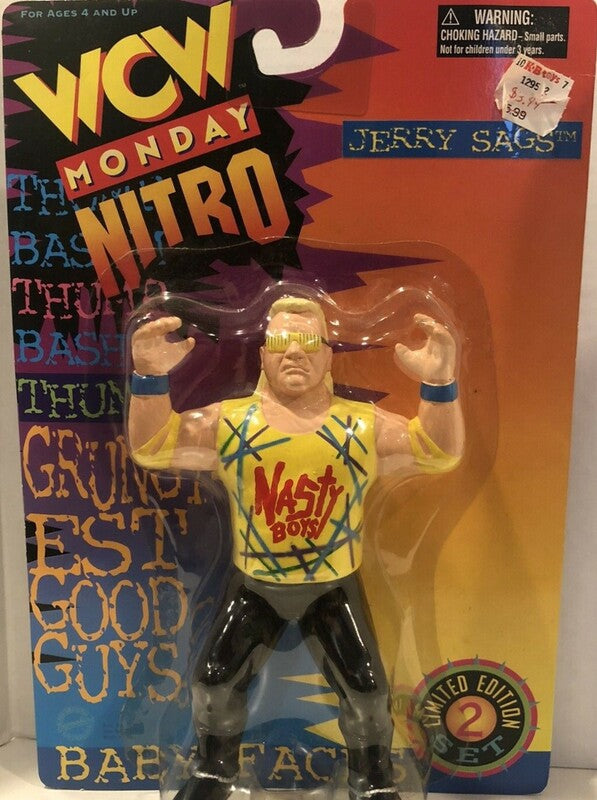 WCW OSFTM Collectible Wrestlers [LJN Style] Limited Edition Set 2 "Baby Faces" Brian Knobs Action & Toy Figures PWcatalog