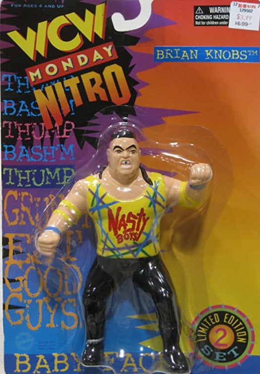 WCW OSFTM Collectible Wrestlers [LJN Style] Limited Edition Set 2 "Baby Faces" Jerry Sags Action & Toy Figures PWcatalog