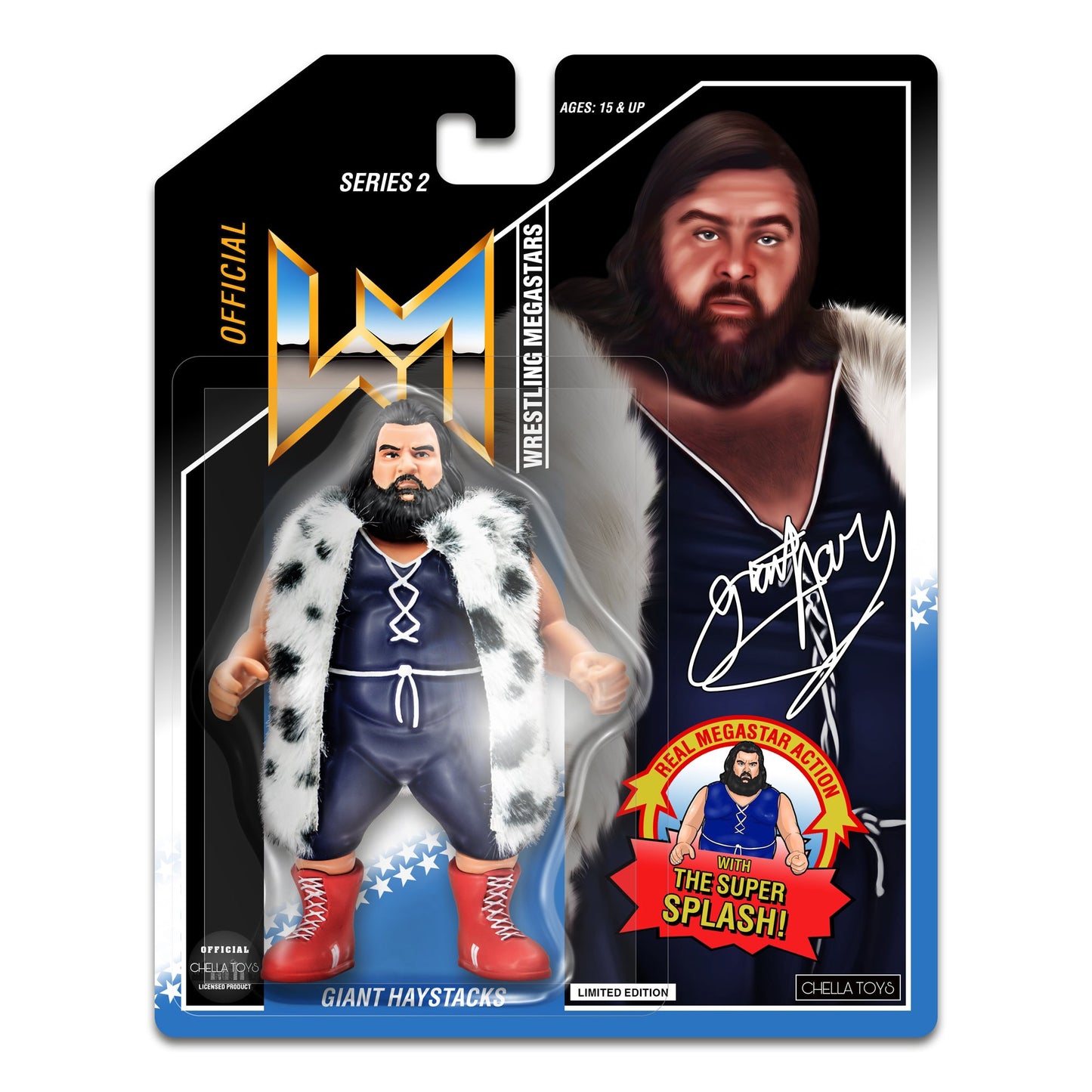 Chella Toys Wrestling Megastars 2 Giant Haystacks