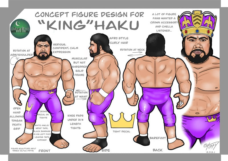 Chella Toys Wrestling Megastars 2 "King" Haku