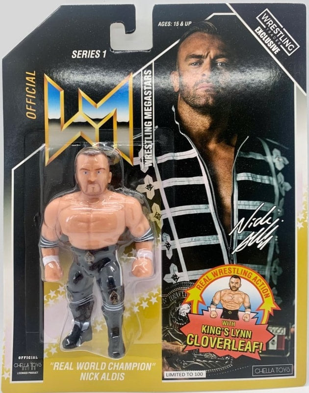 Chella Toys Wrestling Megastars 1 "Real World Champion" Nick Aldis [Exclusive]