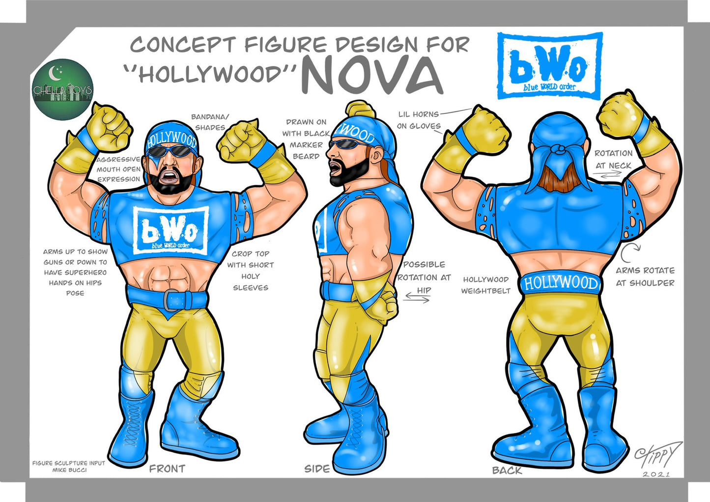 Chella Toys Wrestling Megastars 2 "Hollywood" Nova