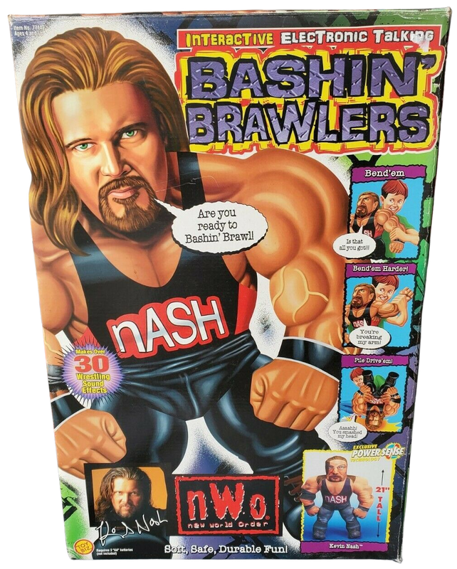 WCW Toy Biz Bashin' Brawlers 2 Kevin Nash
