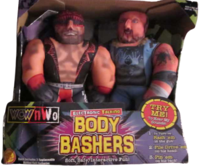 WCW Toy Biz Body Bashers "Macho Man" Randy Savage & Diamond Dallas Page Action & Toy Figures PWcatalog