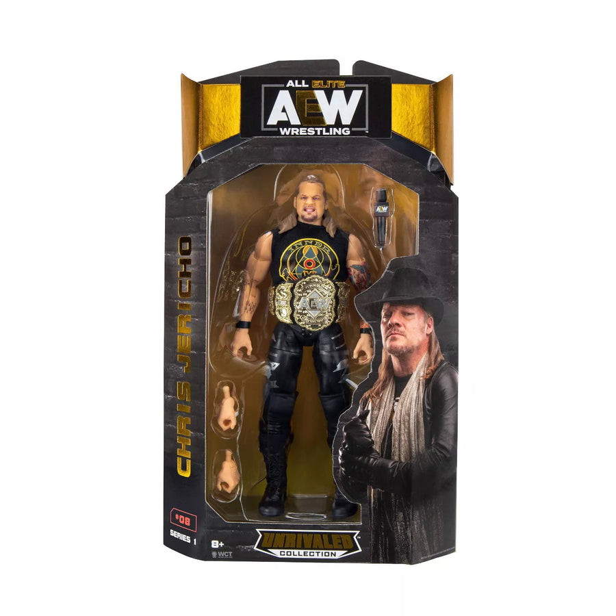 AEW Jazwares Unrivaled Collection 1 #08 Chris Jericho [Chase Edition] Action & Toy Figures PWcatalog