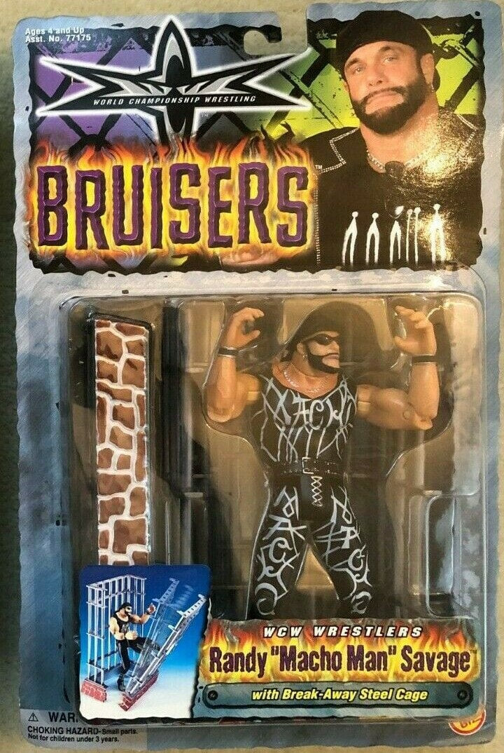 WCW Toy Biz Bruisers Randy "Macho Man" Savage [In Variant Gear]