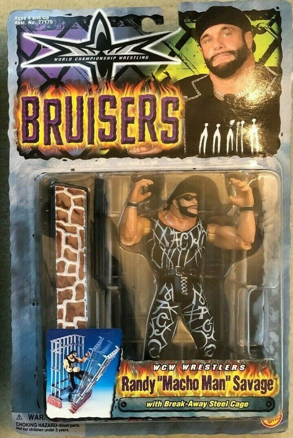 WCW Toy Biz Bruisers Randy "Macho Man" Savage [In Variant Gear] Action & Toy Figures PWcatalog