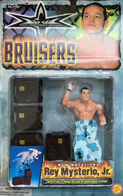 WCW Toy Biz Bruisers Rey Mysterio, Jr.
