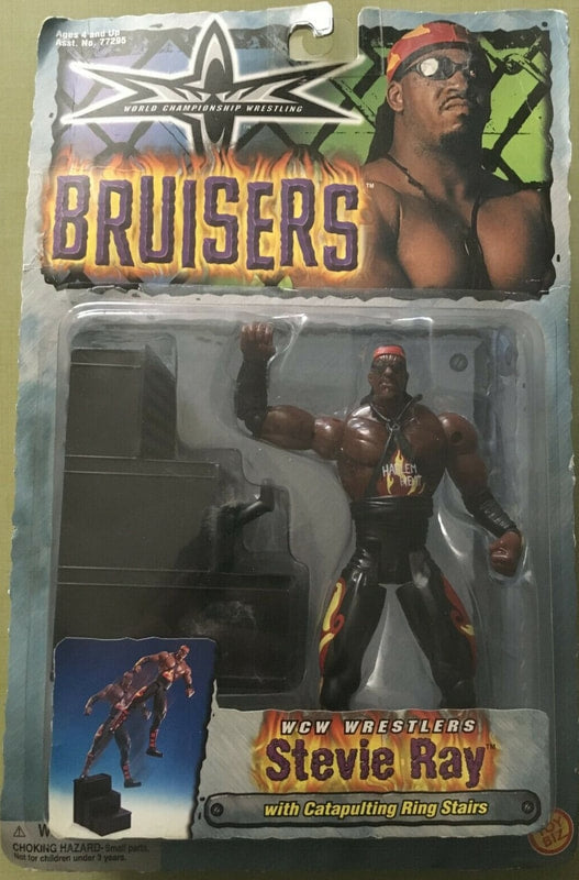 WCW Toy Biz Bruisers Stevie Ray Action & Toy Figures PWcatalog
