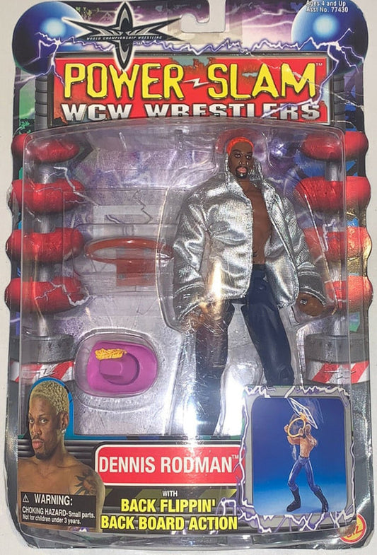 WCW Toy Biz Power Slam Dennis Rodman [With Pink/Orange Hair]