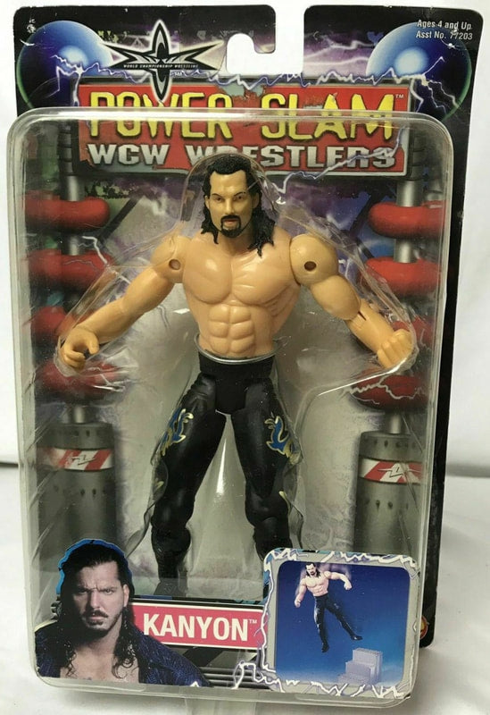 WCW Toy Biz Power Slam Kanyon [Small Card] Action & Toy Figures PWcatalog