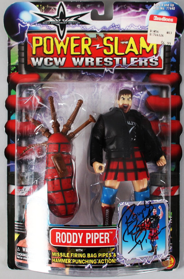 WCW Toy Biz Power Slam Roddy Piper [With Brown Hair] Action & Toy Figures PWcatalog
