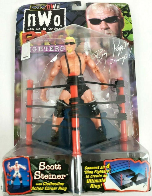WCW Toy Biz Ring Fighters Scott Steiner [With Black Singlet]