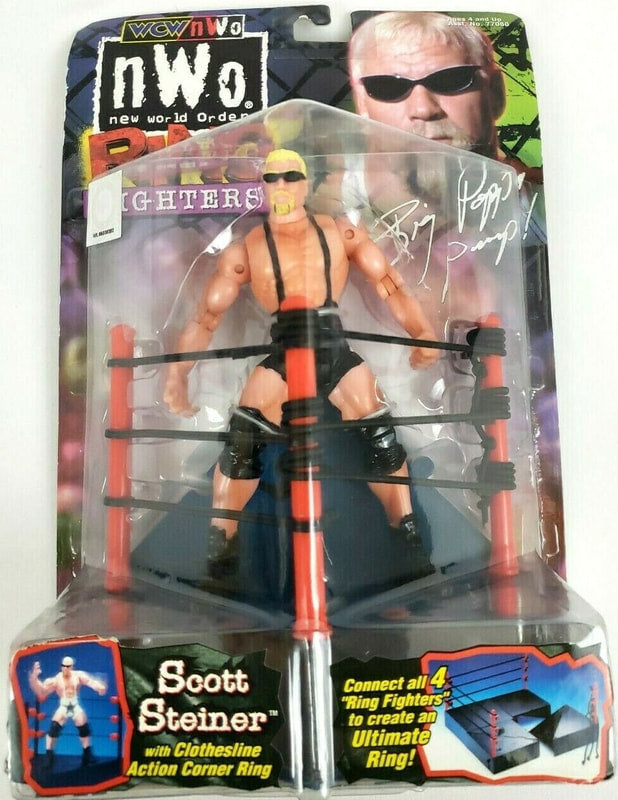 WCW Toy Biz Ring Fighters Scott Steiner [With Black Singlet] Action & Toy Figures PWcatalog