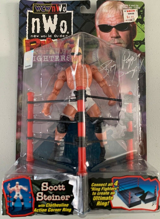 WCW Toy Biz Ring Fighters Scott Steiner [With White Singlet]